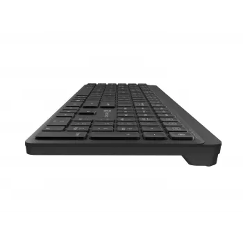 Natec Tang US Teclado inalámbrico Bluetooth + 2,4 GHz Silent Slim Negro