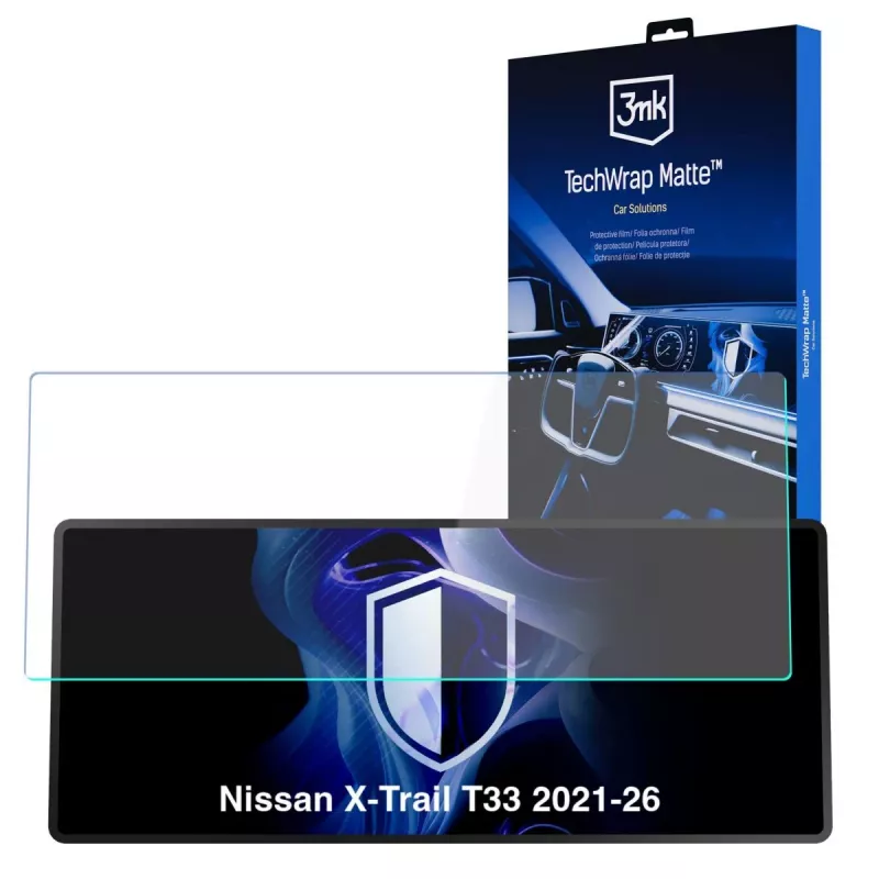 3MK PROTECTION Nissan X-Trail T33 (2021-2026) – 3mk TechWrap pantalla central mate