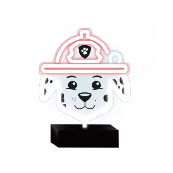Lámpara LED de neón PAW Patrol con soporte para niños, Marshall