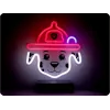 Lámpara LED de neón PAW Patrol con soporte para niños, Marshall