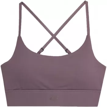 Sujetador deportivo 4F F079 mujer soporte medio morado L