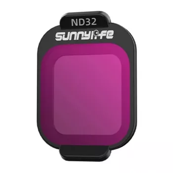 Filtro Flip ND32 Sunnylife para DJI Osmo Pocket 3 – filtro de densidad neutra magnético, reducción de luz de 5 pasos, vidrio óptico multicapa