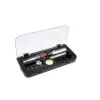 Yato YT-36706 Soldador a Gas 1300°C Quemador de Butano con Soplador de Aire Caliente, Negro/Rojo/Acero Inoxidable