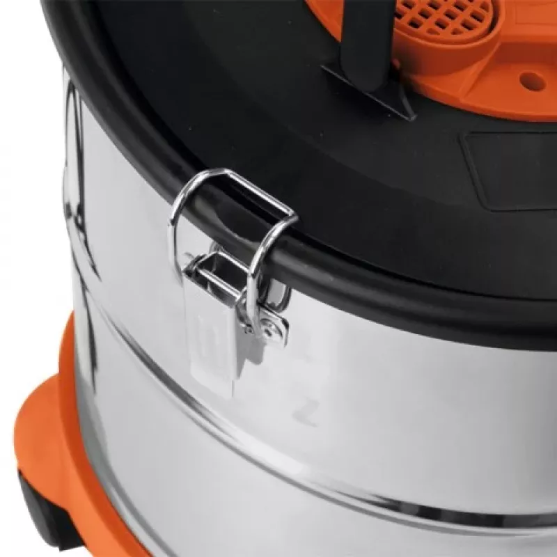 TOYA Aspirador de Cenizas 800W 20L Acero Inoxidable Filtro HEPA 78870
