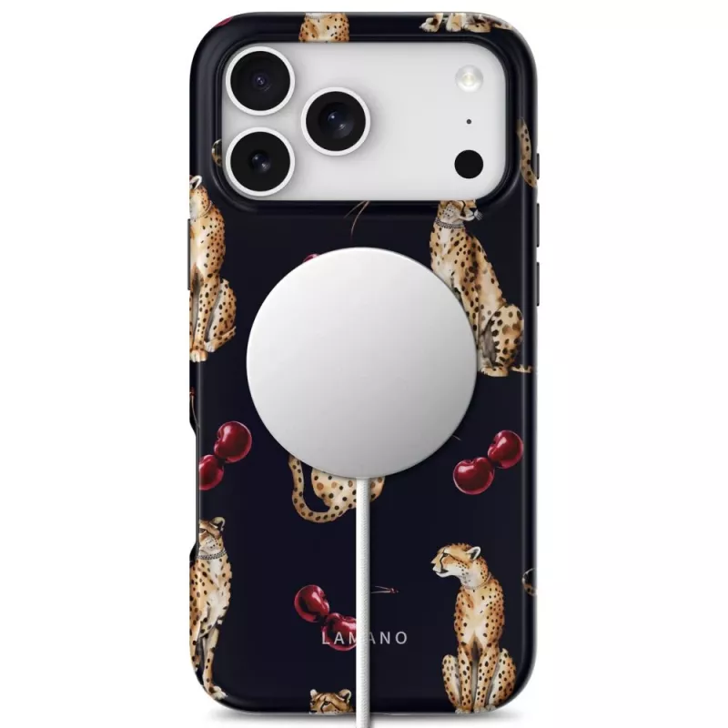 Tech-Protect Funda Lamano MagSafe para iPhone 17 Pro / 18 Pro – Midnight Cherry