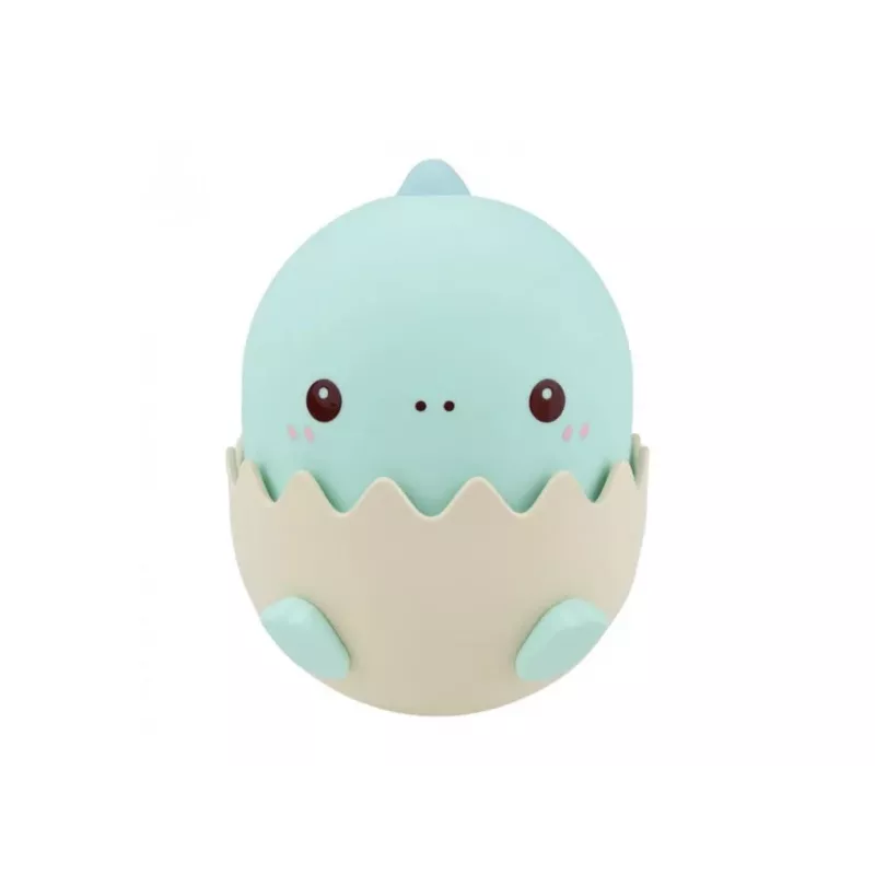 ECO LIGHT MW20794 Lámpara de Noche Dinosaurio para Niños, LED, 0,75W, Recargable por USB, Sensor Táctil, Blanco Cálido y RGB