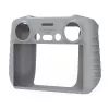 Sunnylife Funda de Silicona 2 en 1 para Mando DJI RC (sin Parasol), Gris