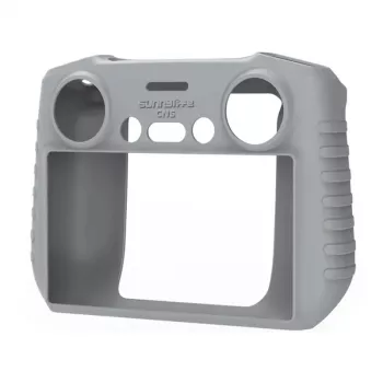Sunnylife Funda de Silicona 2 en 1 para Mando DJI RC (sin Parasol), Gris