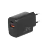 Cargador MOVANO GaN 20W USB-C PD + USB-A (negro)