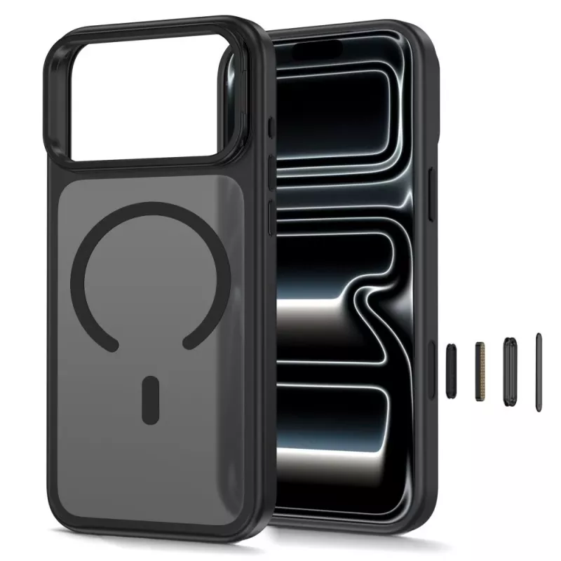 TECH-PROTECT MAGSTAND MagSafe CC iPhone 17 Pro / 18 Pro negro mate
