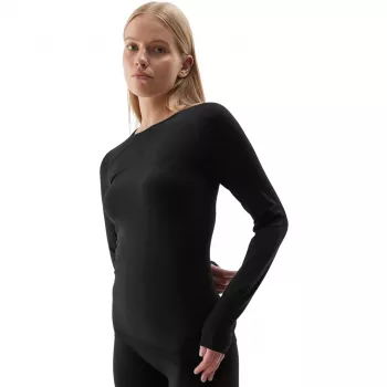 Camiseta térmica activa de mujer 4F F152 Deep Black M/L