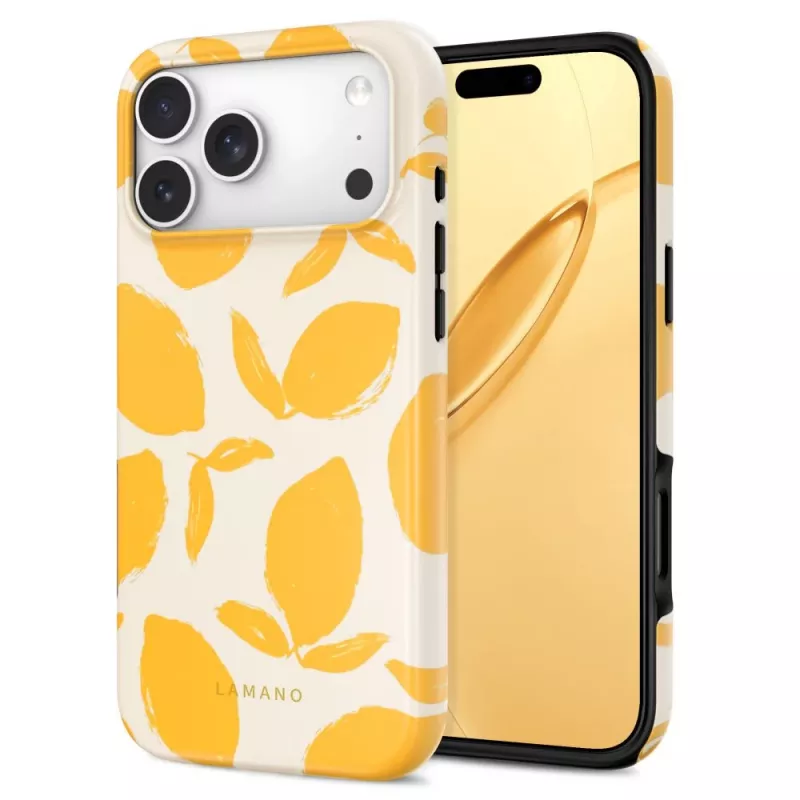 Funda TECH-PROTECT Lamano MagSafe iPhone 17 Pro / 18 Pro Lemon Haze