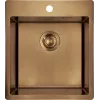 Fregadero de una cubeta DEANTE ZPO_C10A de acero inoxidable para cocina