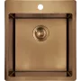 Fregadero de una cubeta DEANTE ZPO_C10A de acero inoxidable para cocina