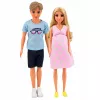 LEAN TOYS Anlily Family set de muñecas: madre embarazada, padre, bebé, recién nacido