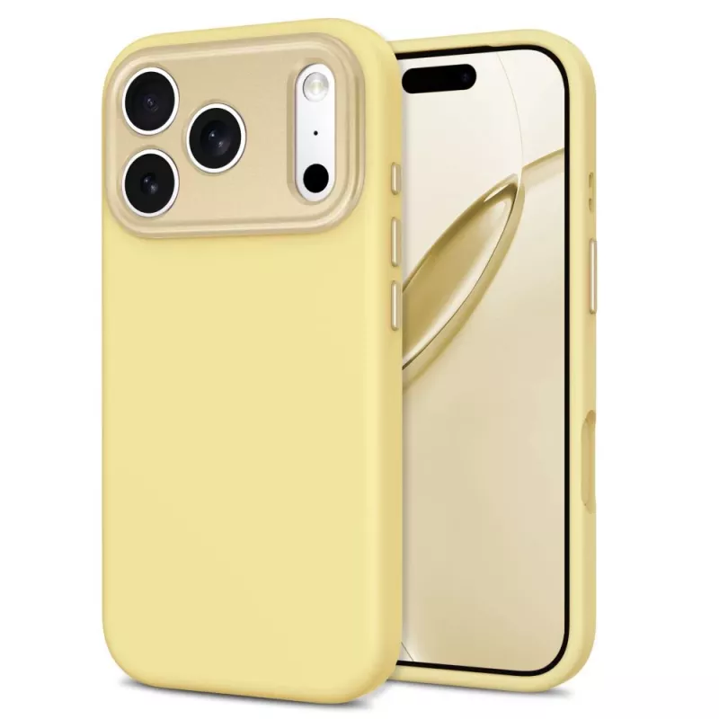TECH-PROTECT UNIQ funda MagSafe transparente para iPhone 17 Pro Max / 18 Pro Max - Mellow Yellow