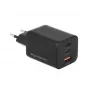 MOVANO cargador GaN 65W 2x USB-C PD + USB-A (Negro)