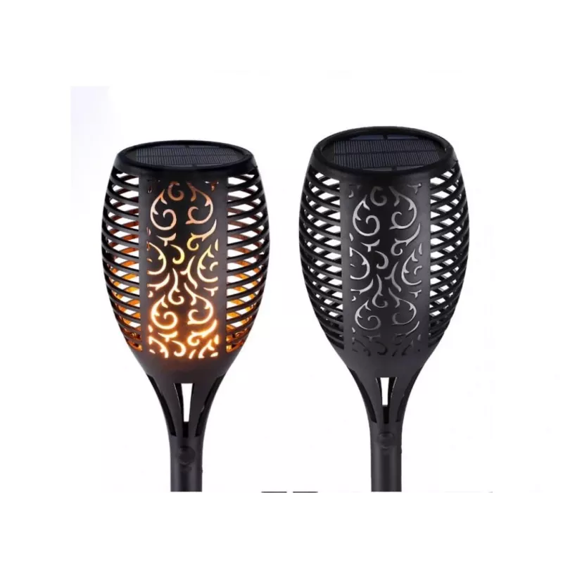 Forever Light antorcha solar con 33 LED, 6,6W, 600mAh, IP44, estaca de suelo