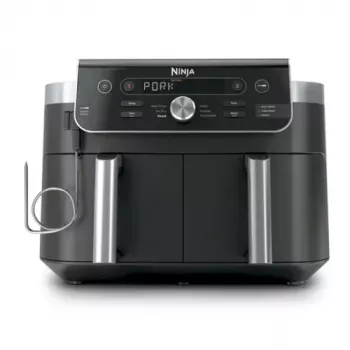 Ninja Dual Zone XL DZ950EU freidora de aire 9,5 L 2470 W, Negro/Gris