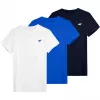 Camiseta hombre 4F M4479 2XL - blanca, azul, azul marino estampado gráfico