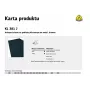 KLINGSPOR hoja de lija de tela P320 KL381J, 230 x 280 mm, pack de 50