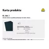 KLINGSPOR hoja de lija de tela P320 KL381J, 230 x 280 mm, pack de 50
