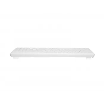NATEC Tang US Teclado inalámbrico Bluetooth + 2,4 GHz Silent Slim, blanco