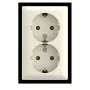 BUSCH-JAEGER toma doble SCHUKO de superficie Safety 202 EAPBJ-522 (2TKA00005532)