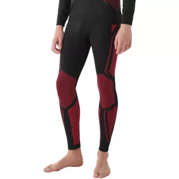 4F leggings térmicos activos para hombre M166 rojo S/M