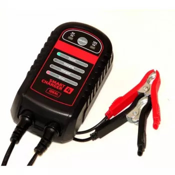 IDEAL SMART4 cargador de baterías 6/12V 4A para baterías de plomo-ácido AGM/Ca/GEL