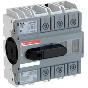ABB OT160G03K interruptor seccionador de 3 polos 160A 750V AC/1000V DC montaje en base 1SCA138208R1001