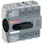 ABB OT160G03K interruptor seccionador de 3 polos 160A 750V AC/1000V DC montaje en base 1SCA138208R1001
