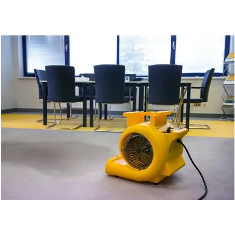 Master Climate Solutions CD 5000 secador de aire de suelo, caudal de aire 2640 m³/h, presión estática máx. 500 Pa, 3 velocidades de ventilador, 1100 W, negro 4604051