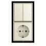 BUSCH-JAEGER mecanismo de doble conmutador 2601/5/20 EAPBJ-522 (2TKA00005539)
