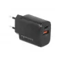 Cargador de pared MOVANO GaN 30W USB-C PD + USB-A (negro)