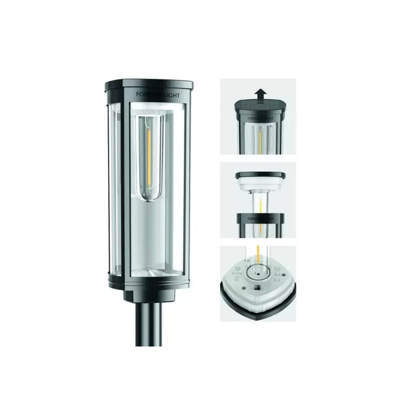 Lámpara decorativa solar de jardín LED Forever Light Sunari FLS-97 3000K, 1000mAh