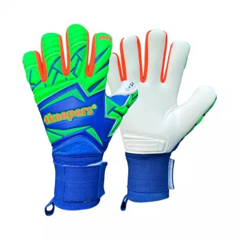 Guantes de portero 4Keepers Force V5.25 Twist HNC Junior azul-verde talla 5
