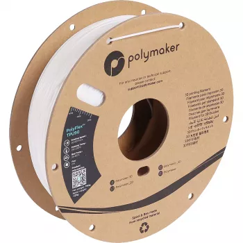 Polymaker PolyFlex TPU90 Blanco 1,75mm 750g Filamento flexible PD02002