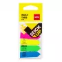 DELI Stick Up Index Flags PP 50x12 mm 100 hojas colores surtidos (D338199)