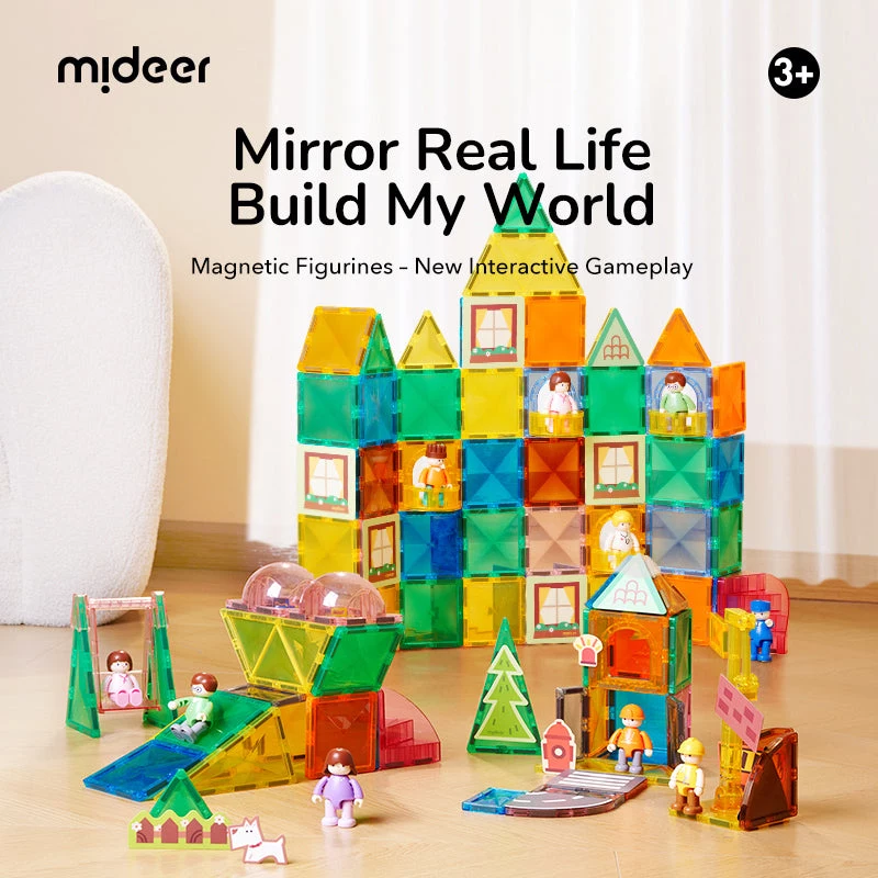 Mideer City Hero Squad MD1641 set magnético, 33 piezas