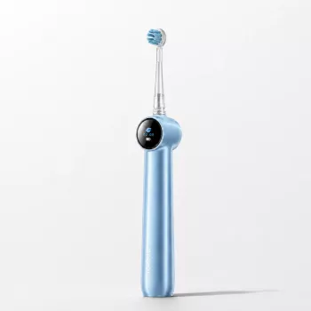 RANVOO PH5 Bubble Sonic Cepillo de dientes eléctrico, 38.000 VPM, 5 modos, IPX7, carga USB, Azul