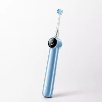 RANVOO PH5 Bubble Sonic Cepillo de dientes eléctrico, 38.000 VPM, 5 modos, IPX7, carga USB, Azul