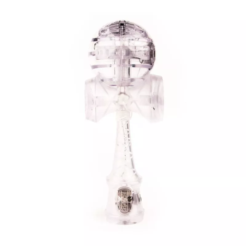YoYoFactory Kendama blanco LED (pilas incluidas)