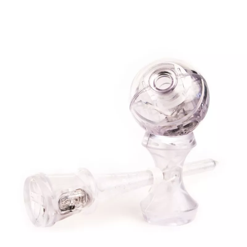 YoYoFactory Kendama blanco LED (pilas incluidas)