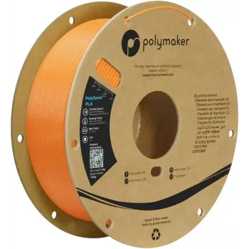 Polymaker PolySonic High-Speed PLA Filamento 1,75mm naranja 1kg PA12007