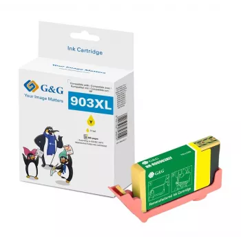 G&G Cartucho de tinta amarillo compatible HP 903XL (T6M11AE, 18846)