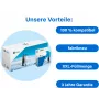 Tóner XXL G&G compatible con Kyocera TK-130 (20363)