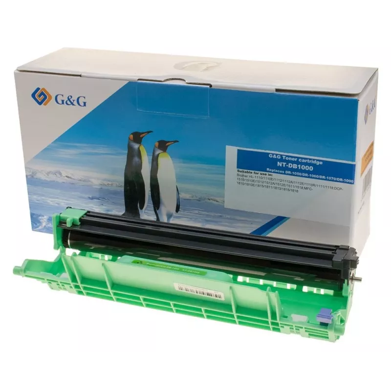 Unidad de tambor compatible G&G para Brother DR-1050 (14264)