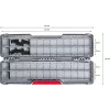 Caja intermedia Bosch Accessories 2607011826 para sistema L-BOXX (antracita)