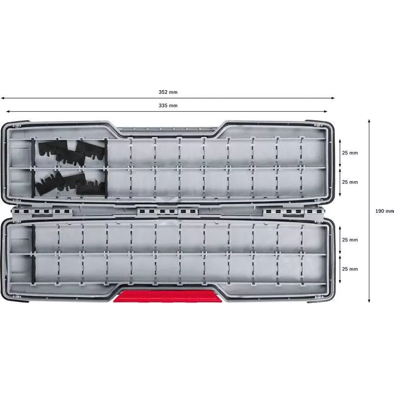 Caja intermedia Bosch Accessories 2607011826 para sistema L-BOXX (antracita)
